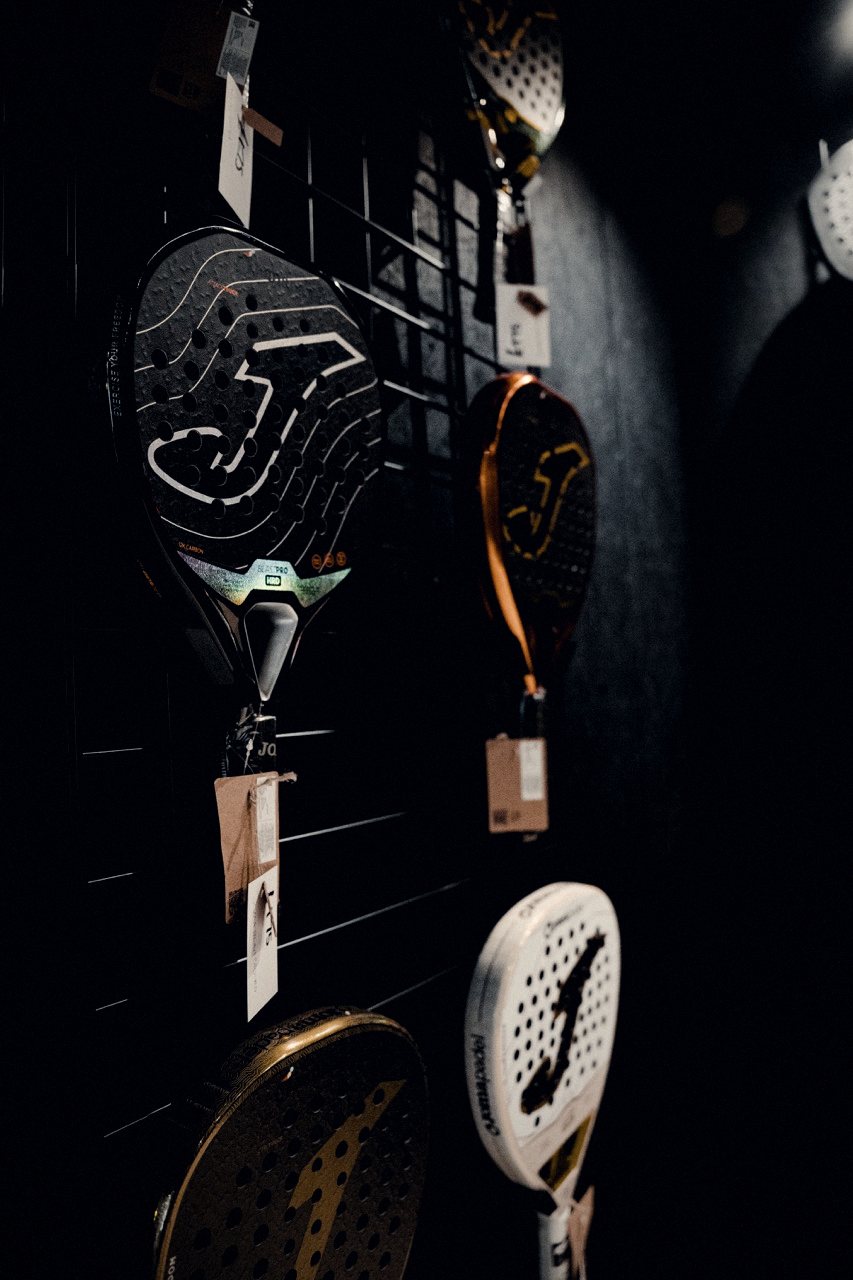 Inside the Padel54 pro shop